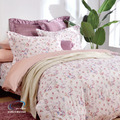 兩用被床包四件組 /天絲+無異纖純棉二合一/2209花仙子(粉)_1