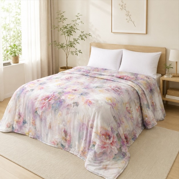 澳洲Simple Living 勁涼降溫四季被5x6.5尺(紫霧花庭)