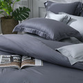澳洲Simple Living 雙人天絲福爾摩沙被套床包組-台灣製(寧靜灰)_4