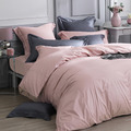 澳洲Simple Living 雙人天絲福爾摩沙被套床包組-台灣製(玫瑰粉)_3