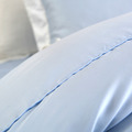 澳洲Simple Living 單人長效涼感天絲福爾摩沙拼接被套床包組-台灣製(淺藍x白)_5