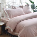 澳洲Simple Living 雙人600支臻品雙翼天絲被套床包組-茱萸粉(台灣製)_3