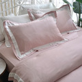 澳洲Simple Living 加大600織臻品雙翼天絲被套床包組-茱萸粉(台灣製)_5