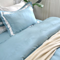 澳洲Simple Living 雙人600織臻品雙翼天絲被套床包組-雲杉綠(台灣製)_4