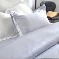 澳洲Simple Living 加大600織臻品雙翼天絲被套床包組-薄霧灰(台灣製)_4