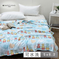 澳洲Simple Living 竹纖維防蹣抗菌涼被5x6.2尺(小兔樂園)