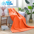 澳洲Simple Living 勁涼MAX COOL降溫涼被-150x210cm(橙+黃)