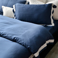 澳洲Simple Living 加大600織臻品雙翼天絲被套床包組-皇室藍(台灣製)_2