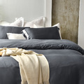 澳洲Simple Living 雙人600織臻品雙翼天絲被套床包組-典藏灰(台灣製)_2