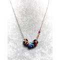 新款琉璃珠項鍊Glass Beads Necklace-三顆_1