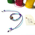 琉璃珠手鍊金剛結系列-Glass Beads Bracelet 轉運之珠