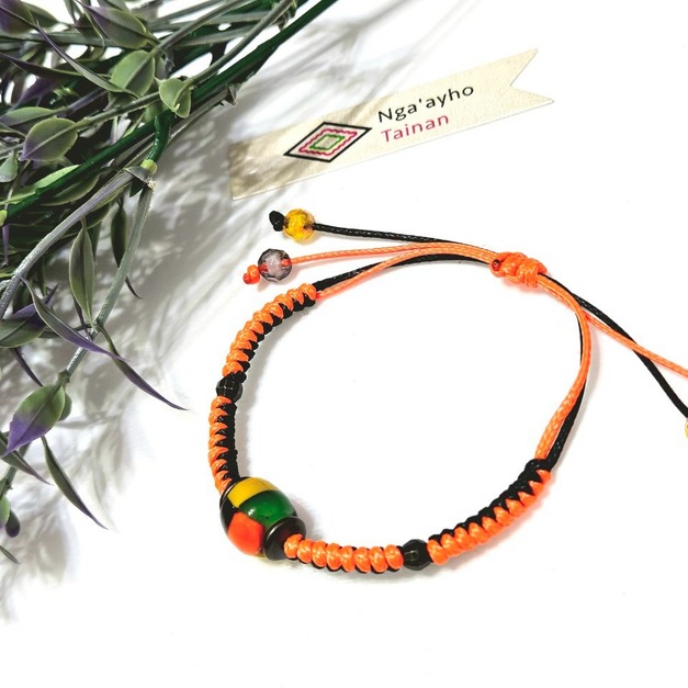 琉璃珠手鍊金剛結系列-Glass Beads Bracelet 土地之珠 