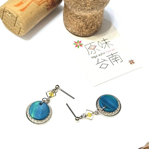 【軟陶耳環】Polymer Clay Earrings 極光系列