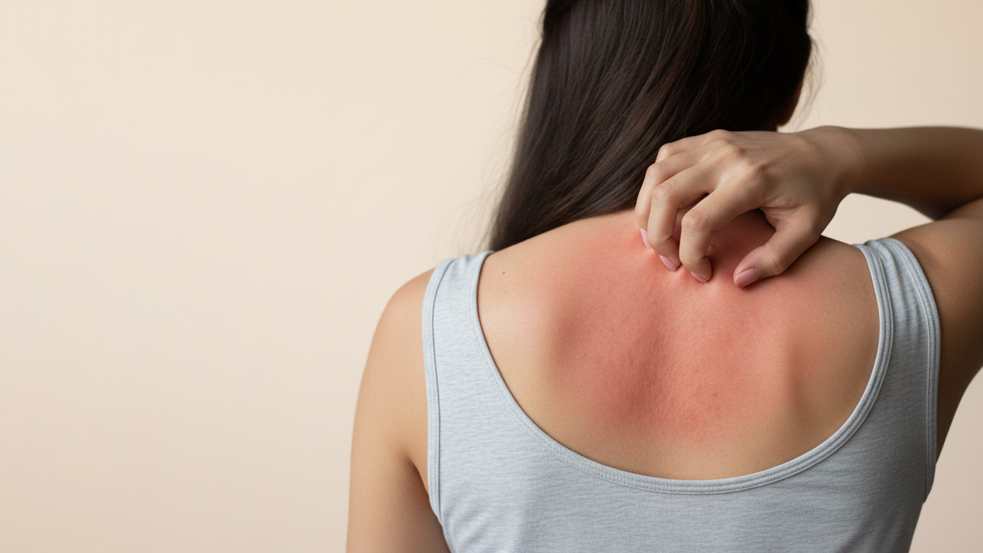 酸痛貼布過敏示意圖