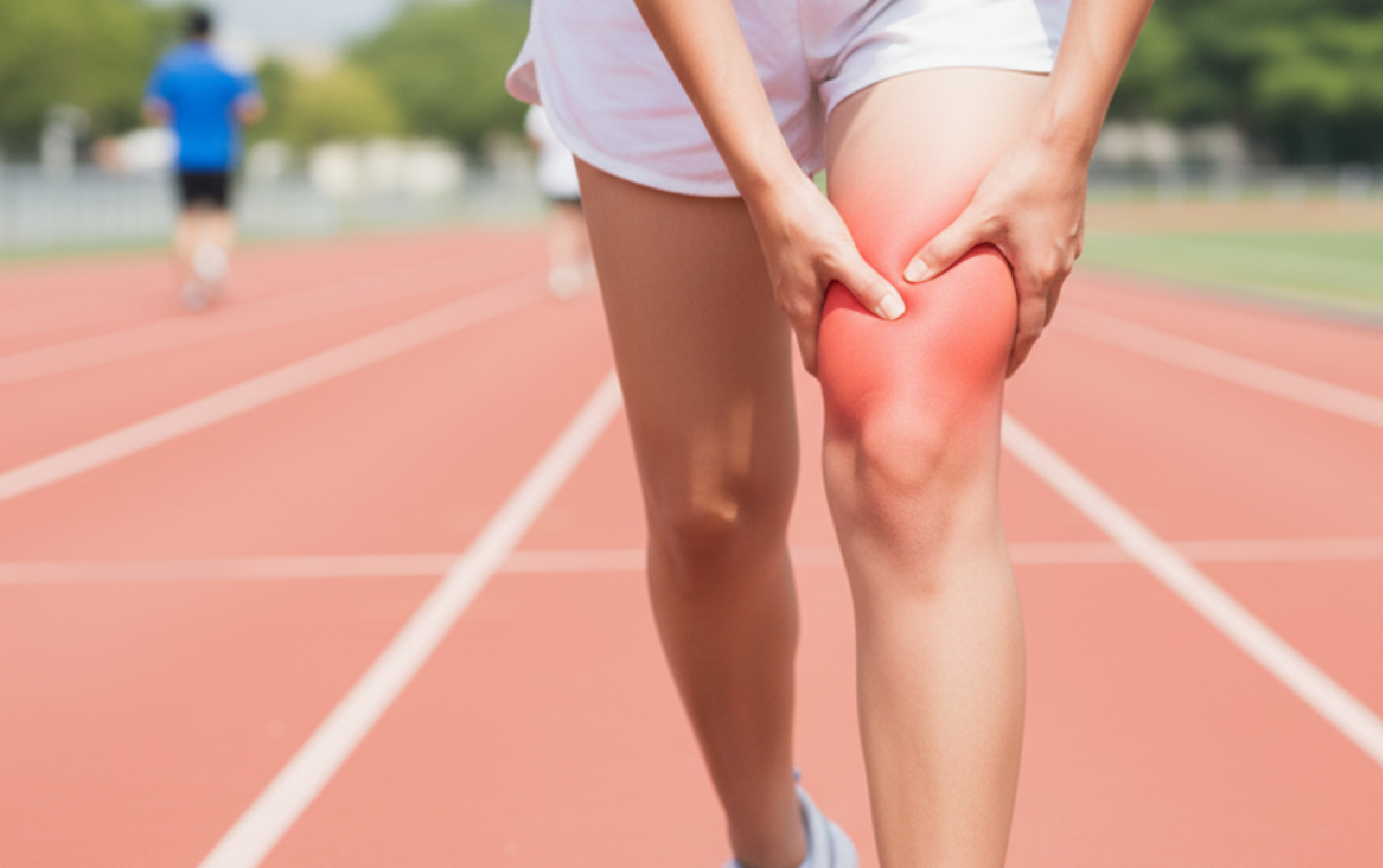 鐵腿示意圖-顯示腿部肌肉酸痛位置