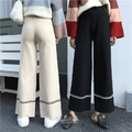 慵懶寬鬆休閒感針織寬褲 二色 F_5