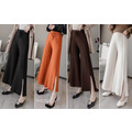 小開岔保暖針織寬褲 四色 F_5