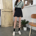百搭高腰小開岔短裙 二色 S-XL_2