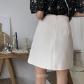 百搭高腰小開岔短裙 二色 S-XL_1
