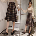 清新格紋半身裙 三色 F_8