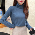 顯瘦高領純色保暖上衣 多色F_16