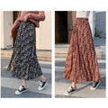甜甜縐褶感飄逸碎花長裙 2色 S-L_1