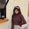 顯瘦高領純色保暖上衣 多色F_8