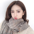 經典小千鳥格紋圍巾_7