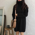 純色高領保暖連身裙 2色_2