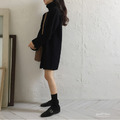 純色高領保暖連身裙 2色_14