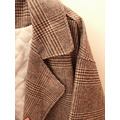 ★現貨賠本出清 格紋長版外套M_2