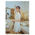 法式清新仙女氣質洋裝S-L_3