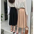 狂銷☆純色質感高腰半身A字裙 S-M_6