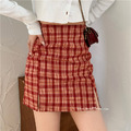 俏麗格紋時髦短裙 2色_2