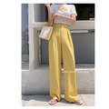 超顯腿長落地高腰直筒寬褲 2色 S-XL_3