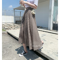 人氣商品 ☆ 小格子顯瘦復古百搭單排釦長裙 2color_10