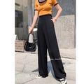 超顯腿長落地高腰直筒寬褲 2色 S-XL_9