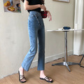 韓系小姐姐最愛高腰微喇叭牛仔長褲 S-XL_4