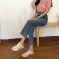 韓系小姐姐最愛高腰微喇叭牛仔長褲 S-XL_10