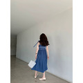 清新綁帶背心連衣裙 2color S-XL_3