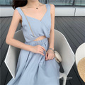 設計款性感交叉露肚背心長洋 3color_14