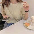 仙女款氣質壓褶雪紡上衣 4color_11