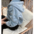 大家敲碗超好看的連帽短款牛仔外套_7