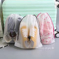 出遊必備抽繩束口袋收納袋 可鞋用