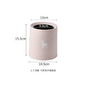 北歐風清新桌上型迷尼垃圾桶 2color_5