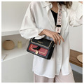 撞色寬肩帶時尚單肩小方包 4color_8