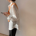 清新ins純色襯衫+披肩 3color_12