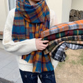 經典格紋保暖圍巾 5color_3