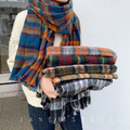 經典格紋保暖圍巾 5color_2