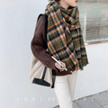 經典格紋保暖圍巾 5color_9